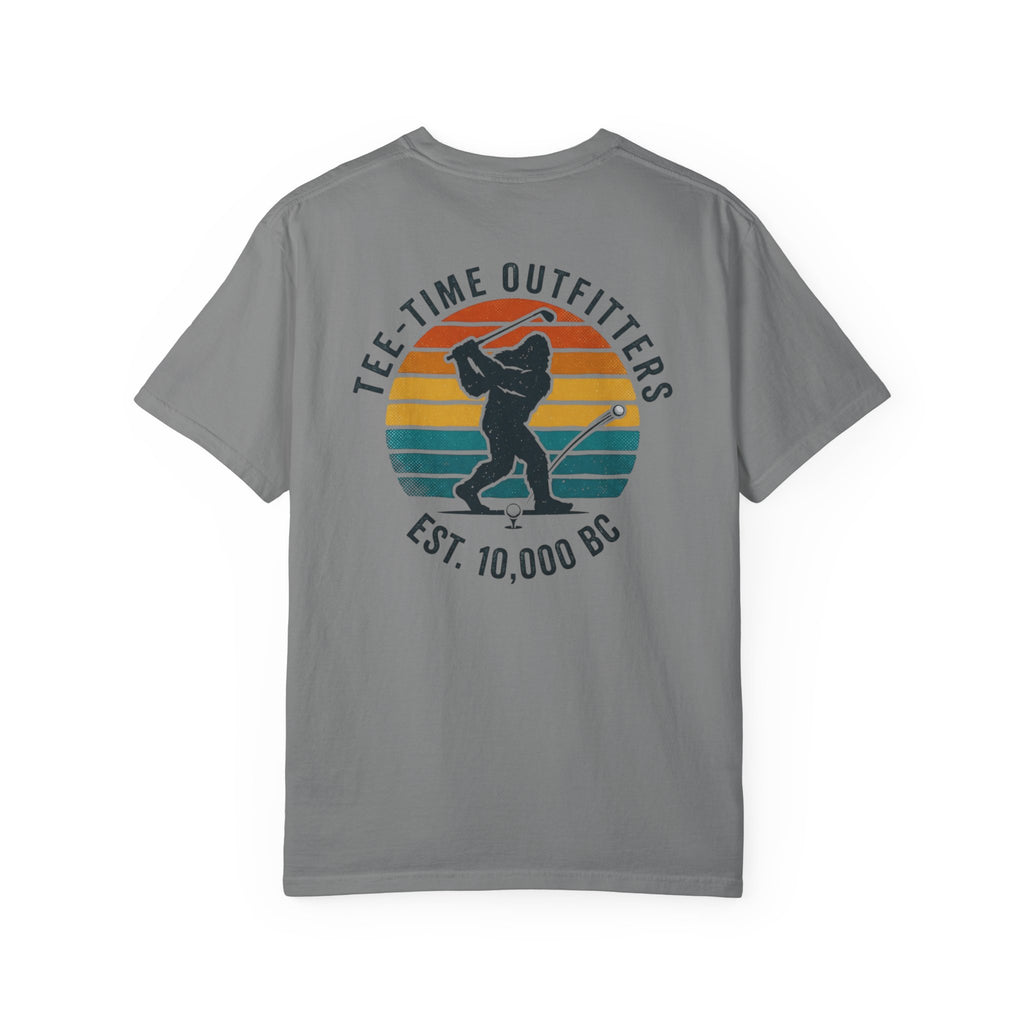 Sasquatch Golfing tee-time Logo T-Shirt
