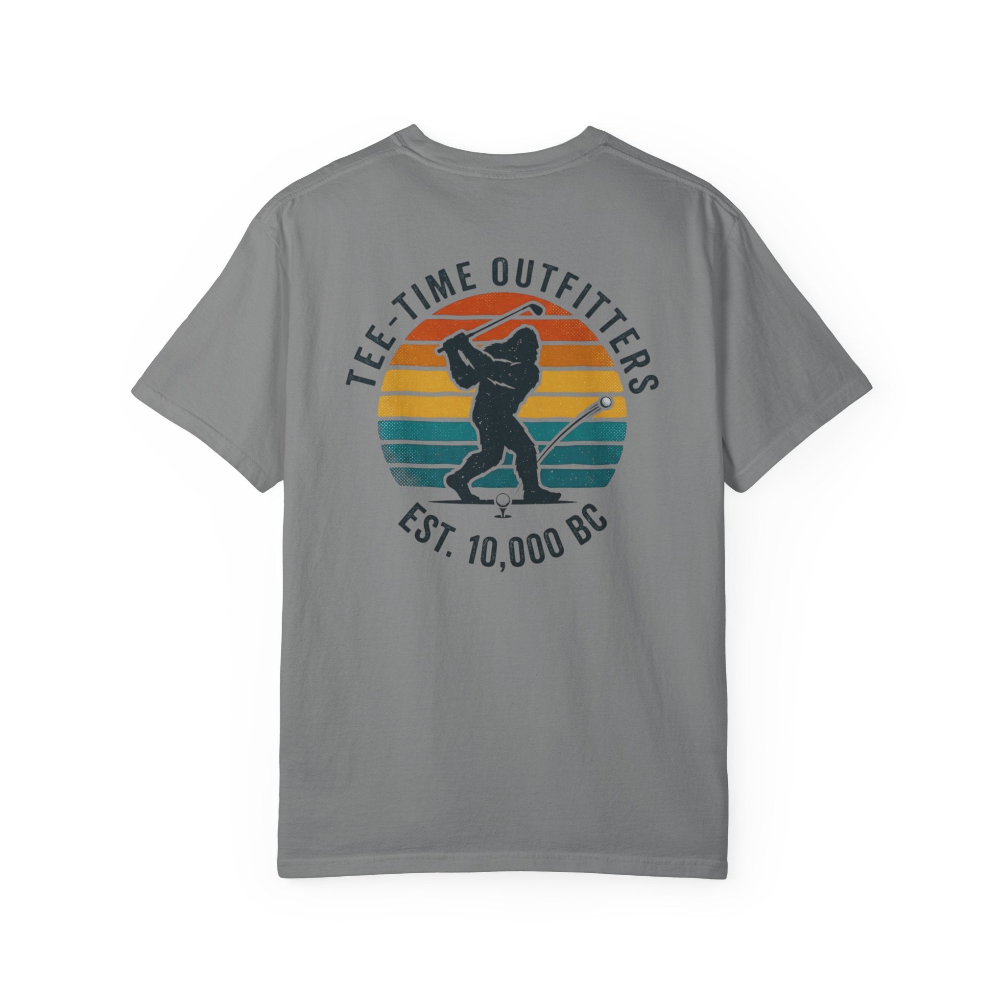 Sasquatch Golfing tee-time Logo T-Shirt