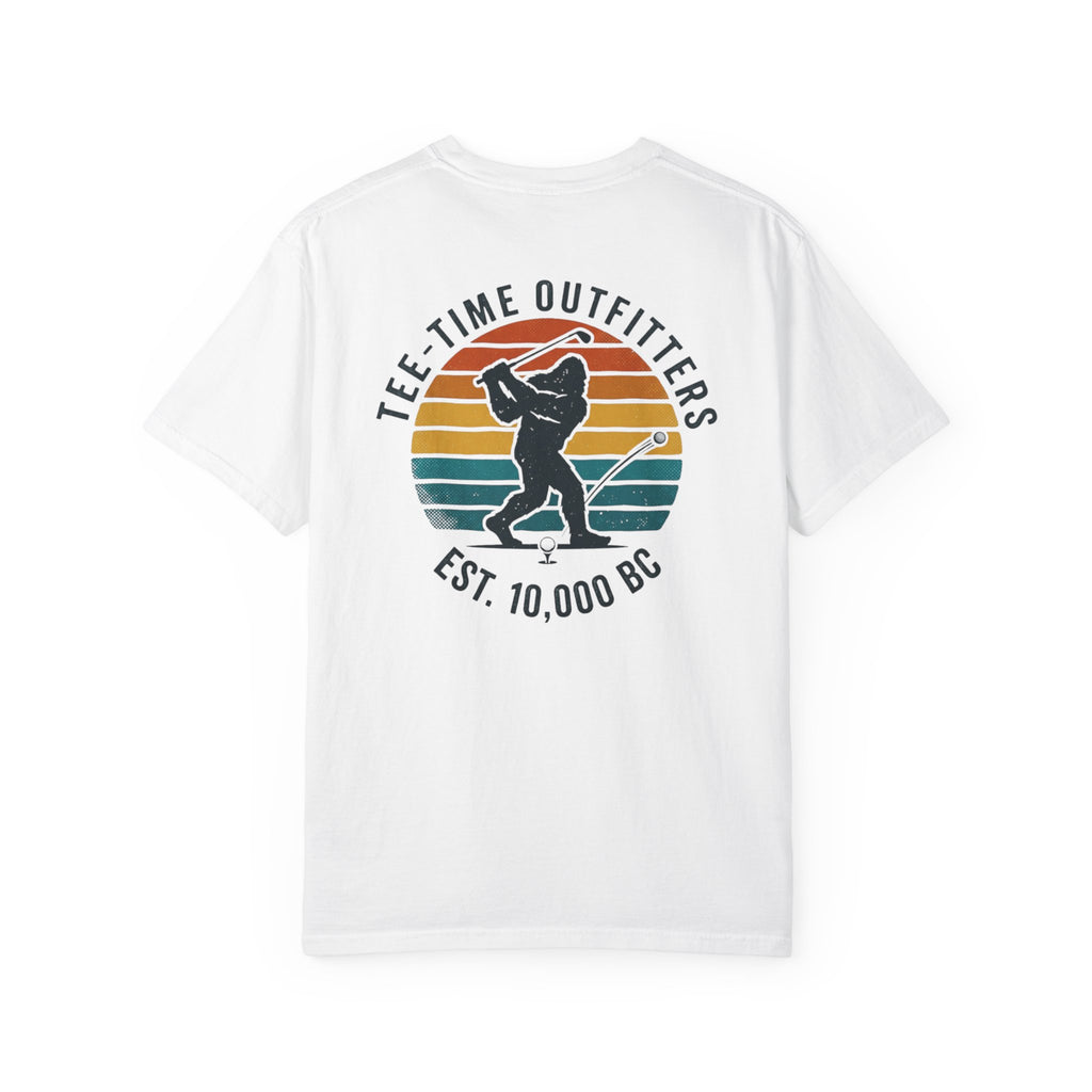 Sasquatch Golfing tee-time Logo T-Shirt