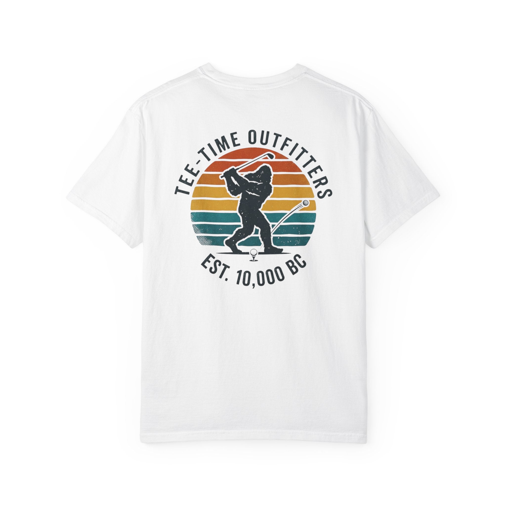 Sasquatch Golfing tee-time Logo T-Shirt