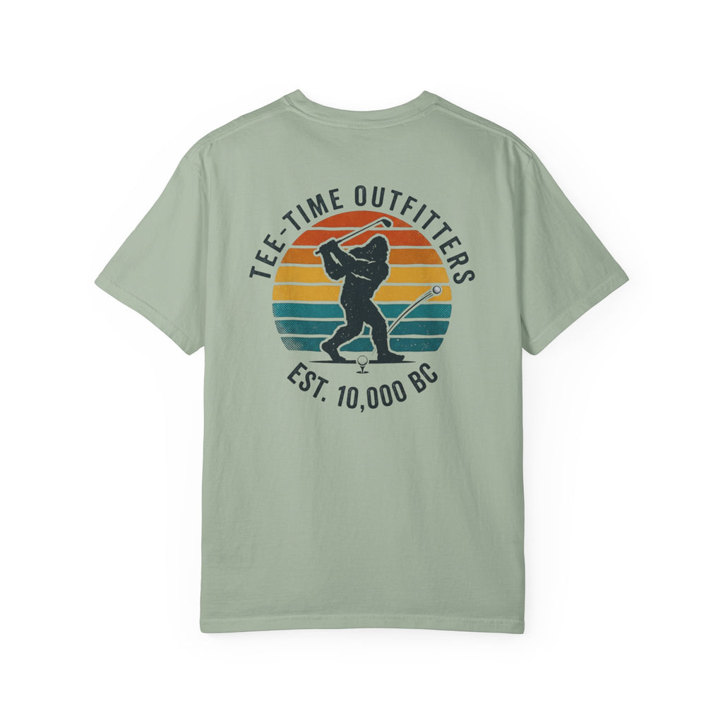 Sasquatch Golfing tee-time Logo T-Shirt