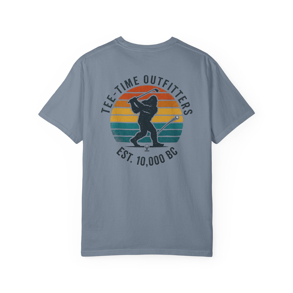 Sasquatch Golfing tee-time Logo T-Shirt